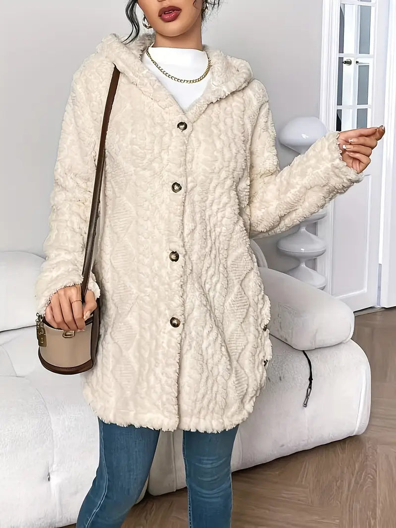 Mel™ | Cozy Hooded Cardigan