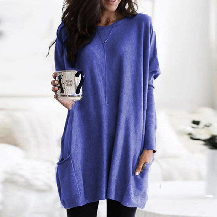Edandi™ | Elegant Cotton Sweater with Pockets