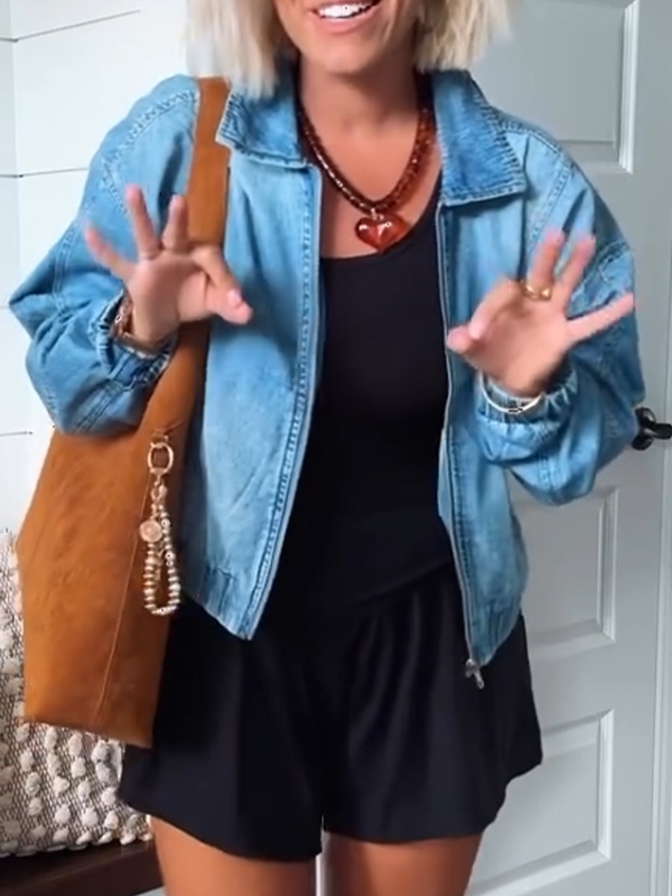 Valentina™ | Elegant Denim Jacket