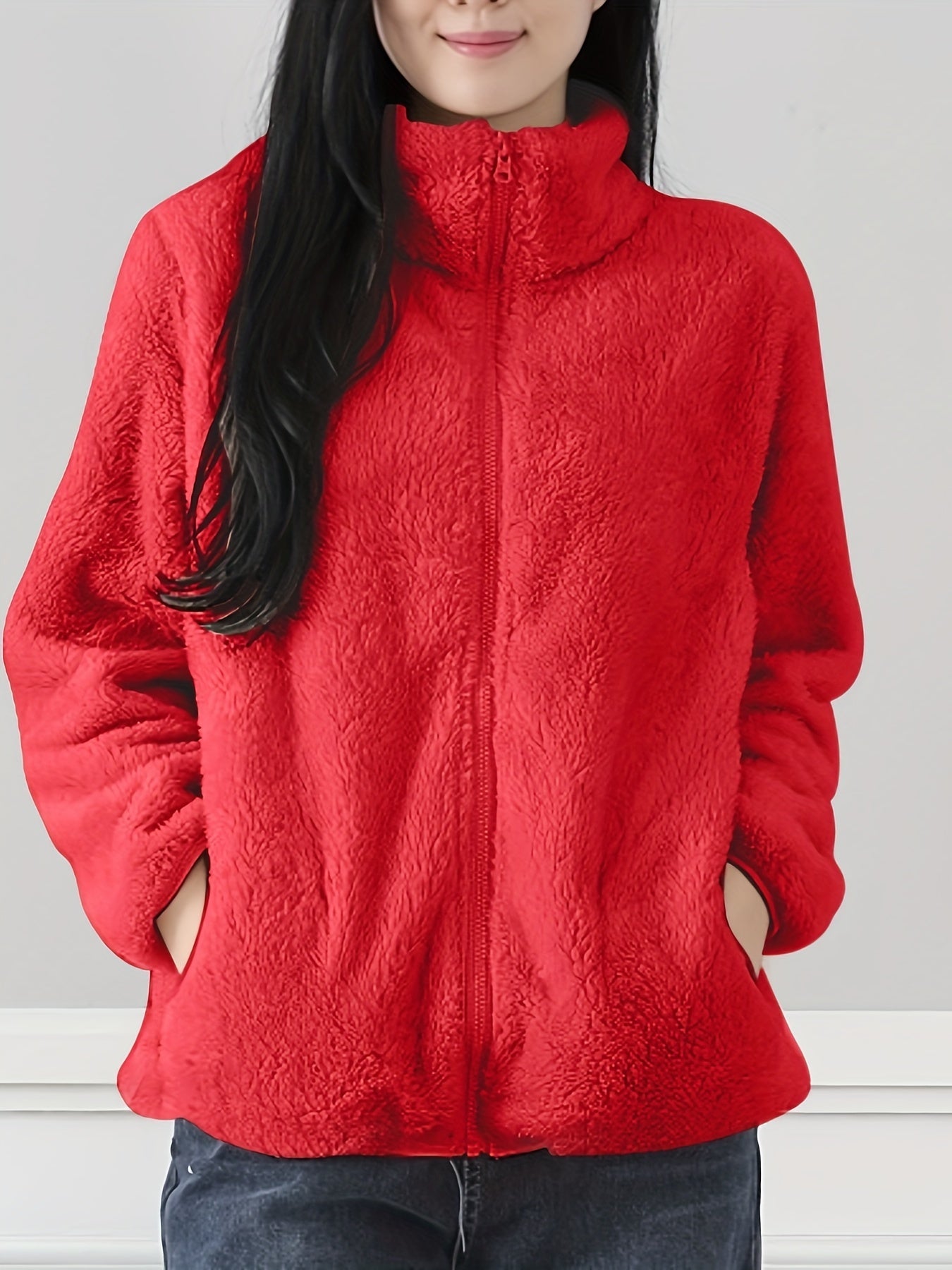 Gafi™ | Textured Fleece Jacket