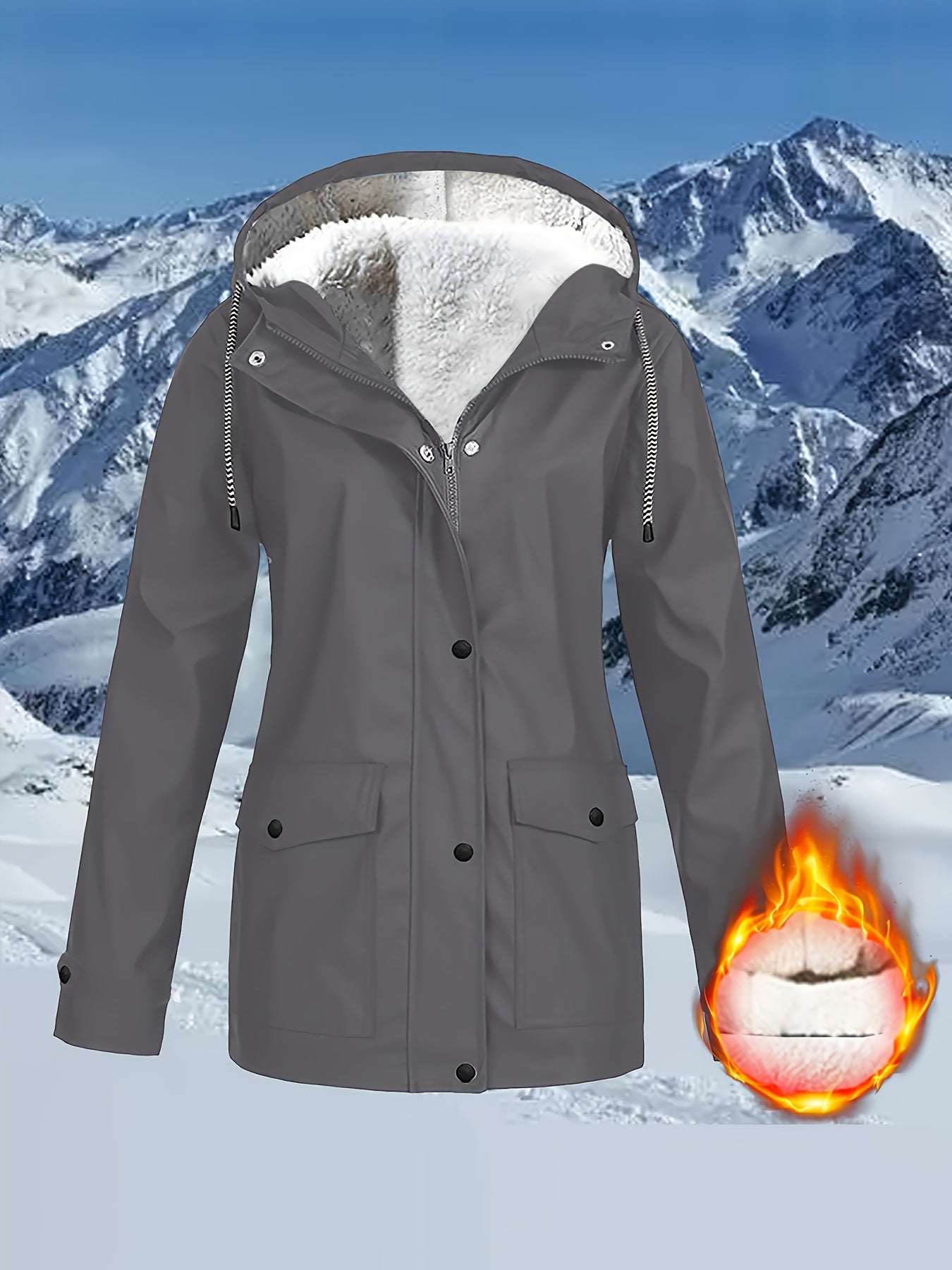 Zara™ | Warm-Lined & Water-Resistant Hooded Parka Jacket