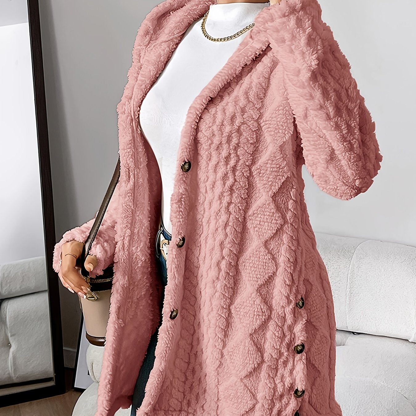 Fleur™ | Double Plush Cardigan, Comfortable Elegance