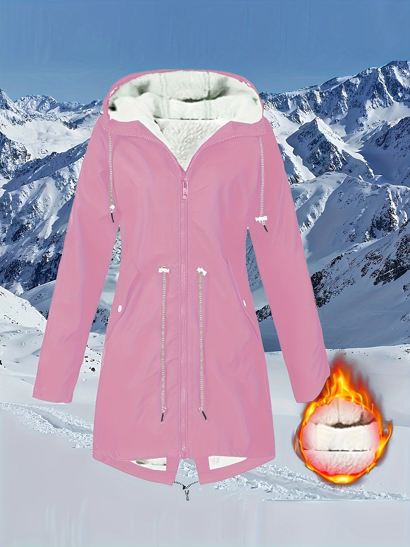Teresa™ | Warm Fleece-Lined Waterproof Hooded Parka Coat