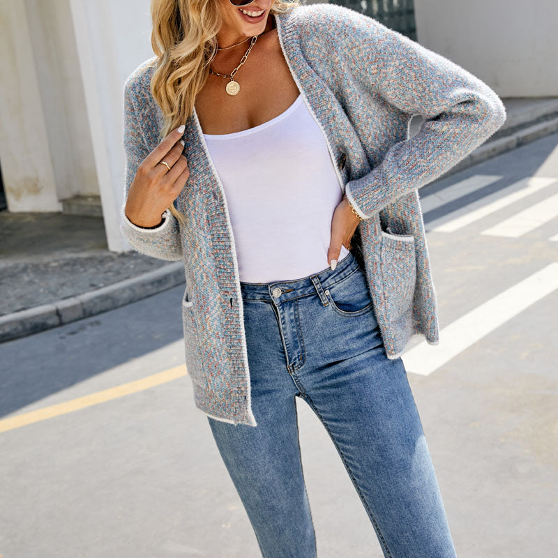 Skye™ | Casual Cotton-Acrylic Blend Cardigan
