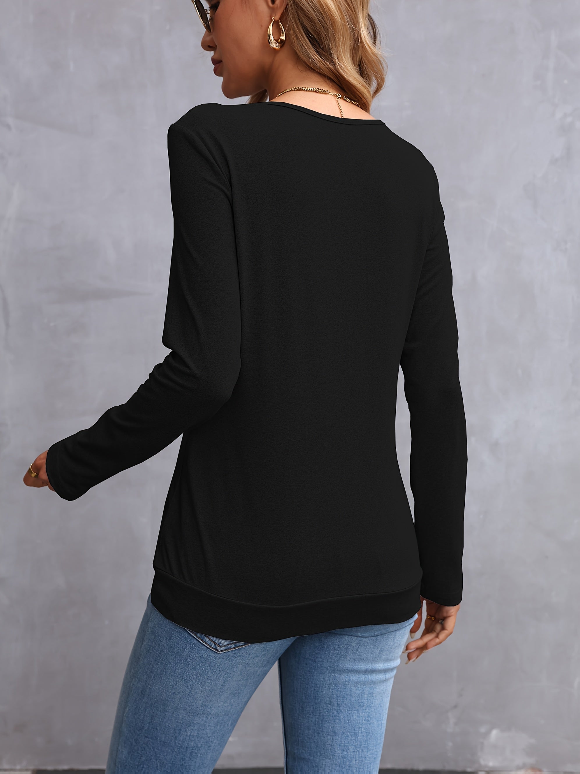 Louisa™ | Elegant Long Sleeve T-shirt