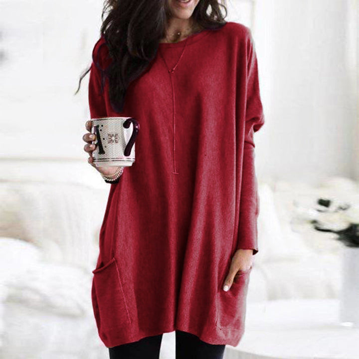 Edandi™ | Elegant Cotton Sweater with Pockets