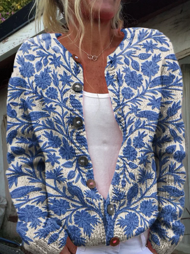 Lowri™ | Elegant Floral Jacket