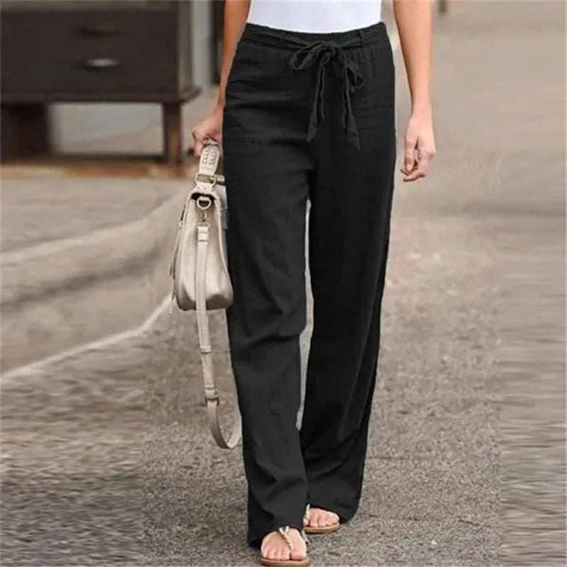 Nara™ | Breathable Elastic Linen Pants