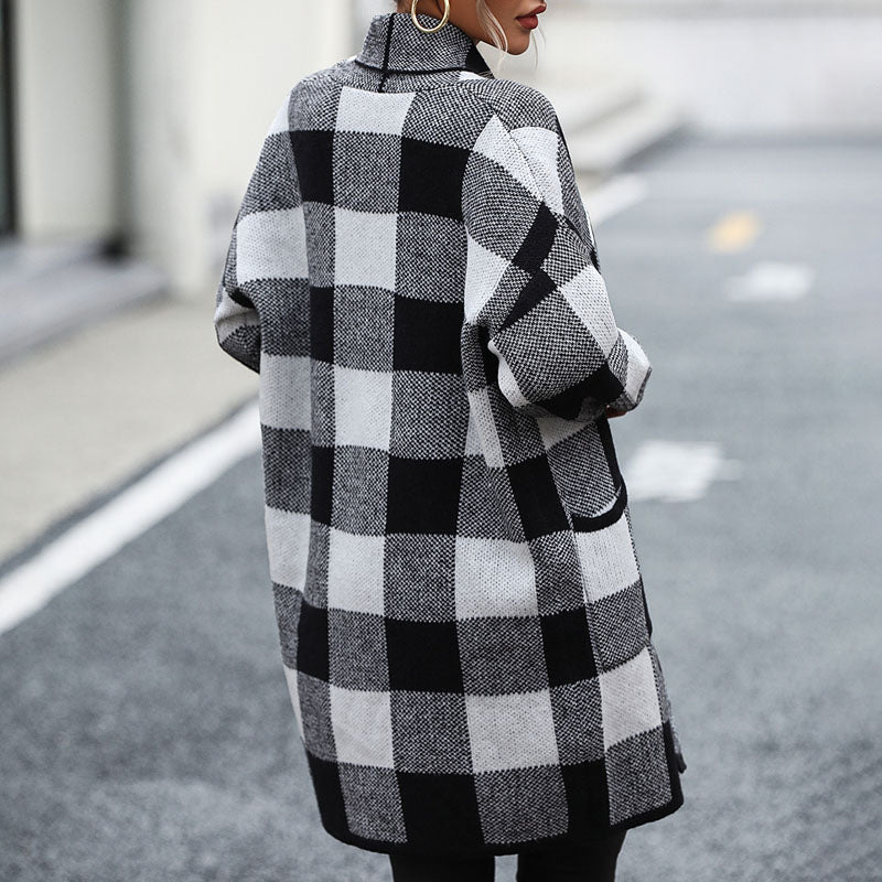 Mae™ | Casual Plaid Cardigan