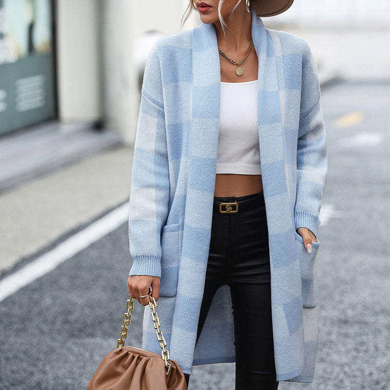 Mae™ | Casual Plaid Cardigan