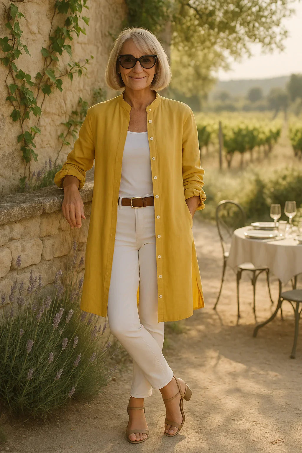 Camilya™ | Flared Cotton Shirt Jacket