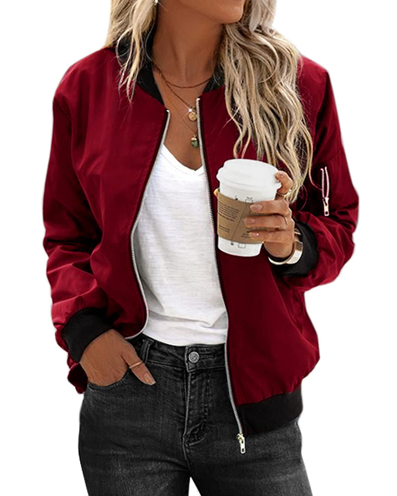 Karena™ | Elegant and Comfortable Bomber Jacket
