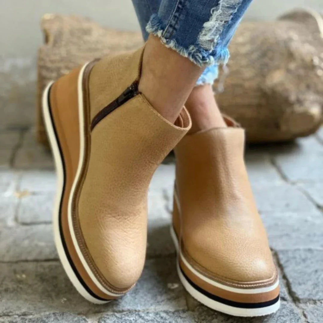Danise™ | Elegant Platform Ankle Boots