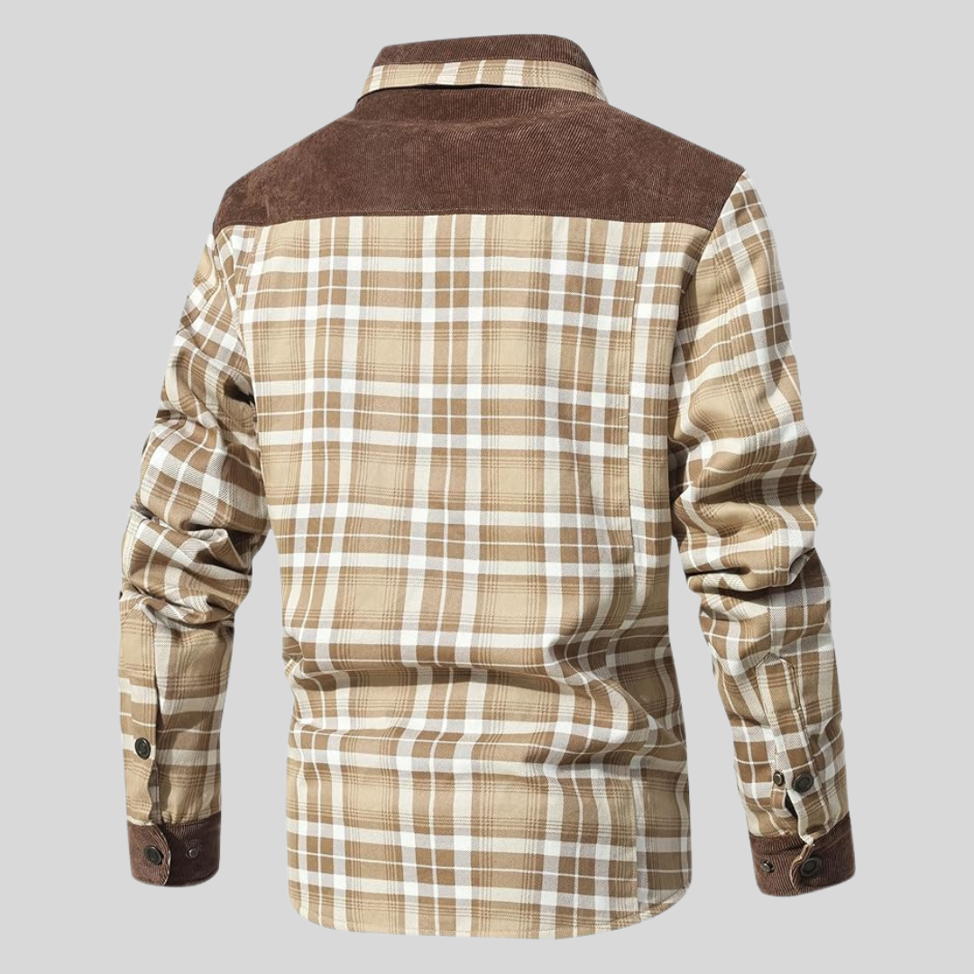 Bard™ | Sherpa-Lined Plaid Shirt Jacket