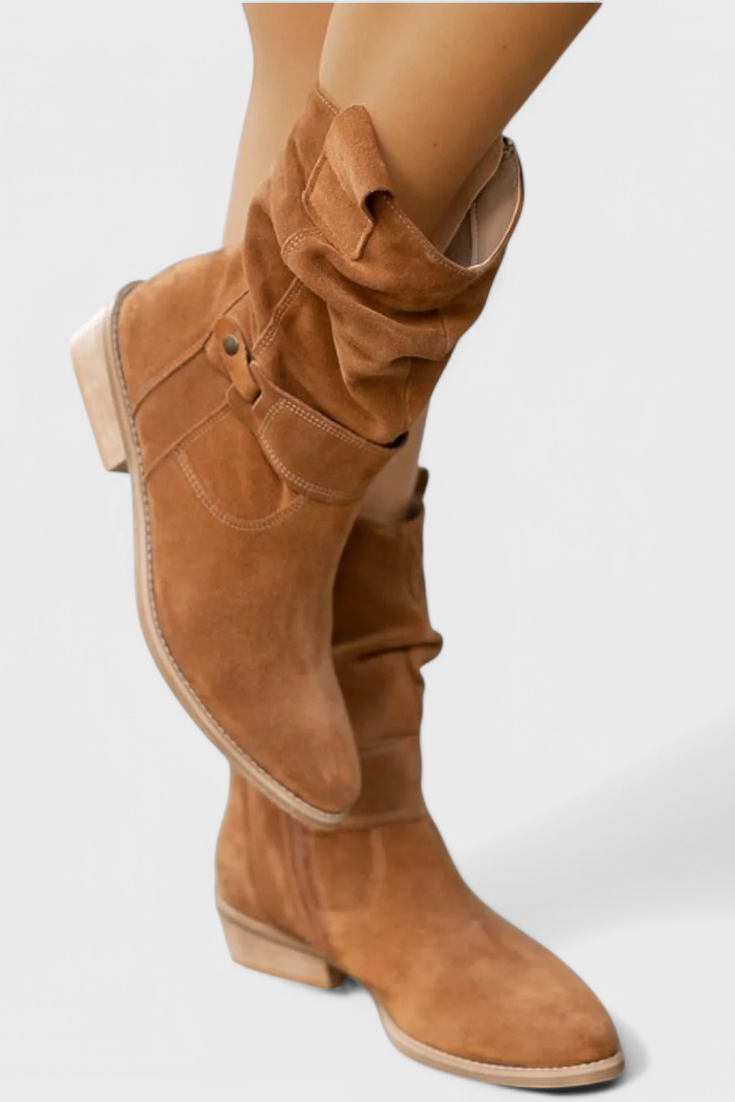 Aria™ | Elegant Suede Ankle Boots
