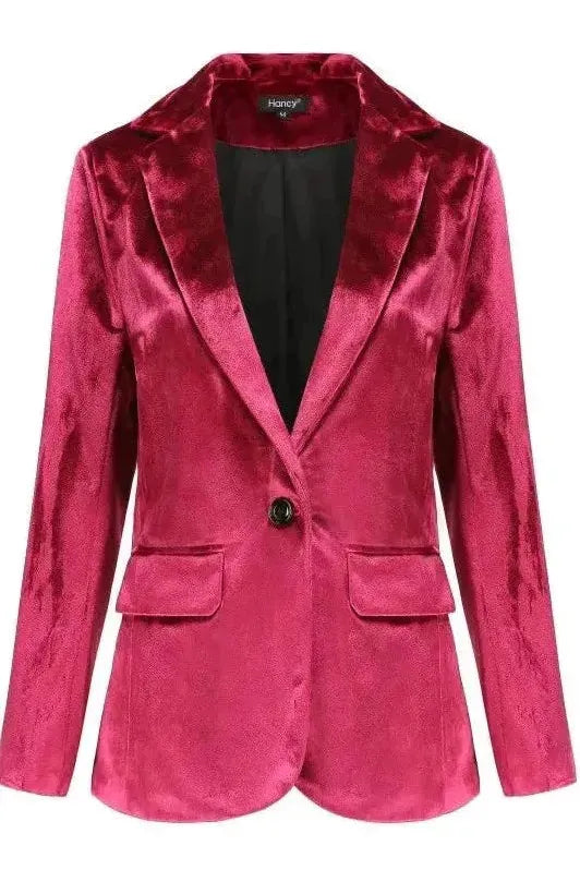 Liora™ | Elegant Velvet Blazer