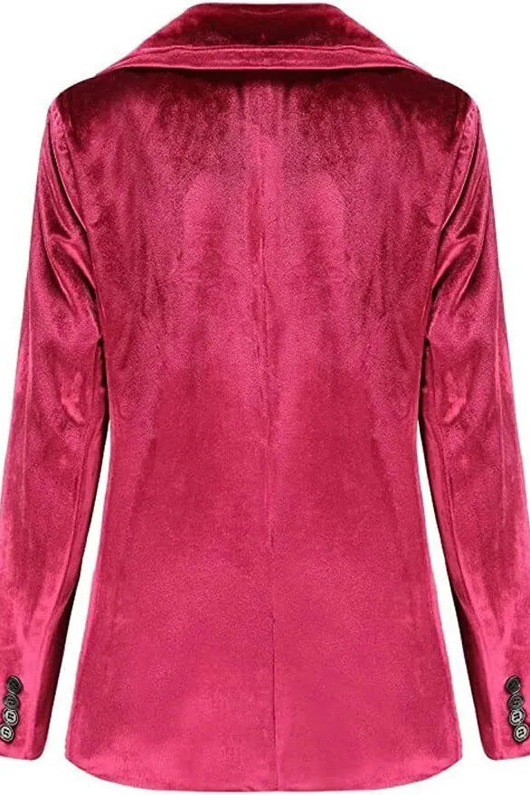 Liora™ | Elegant Velvet Blazer