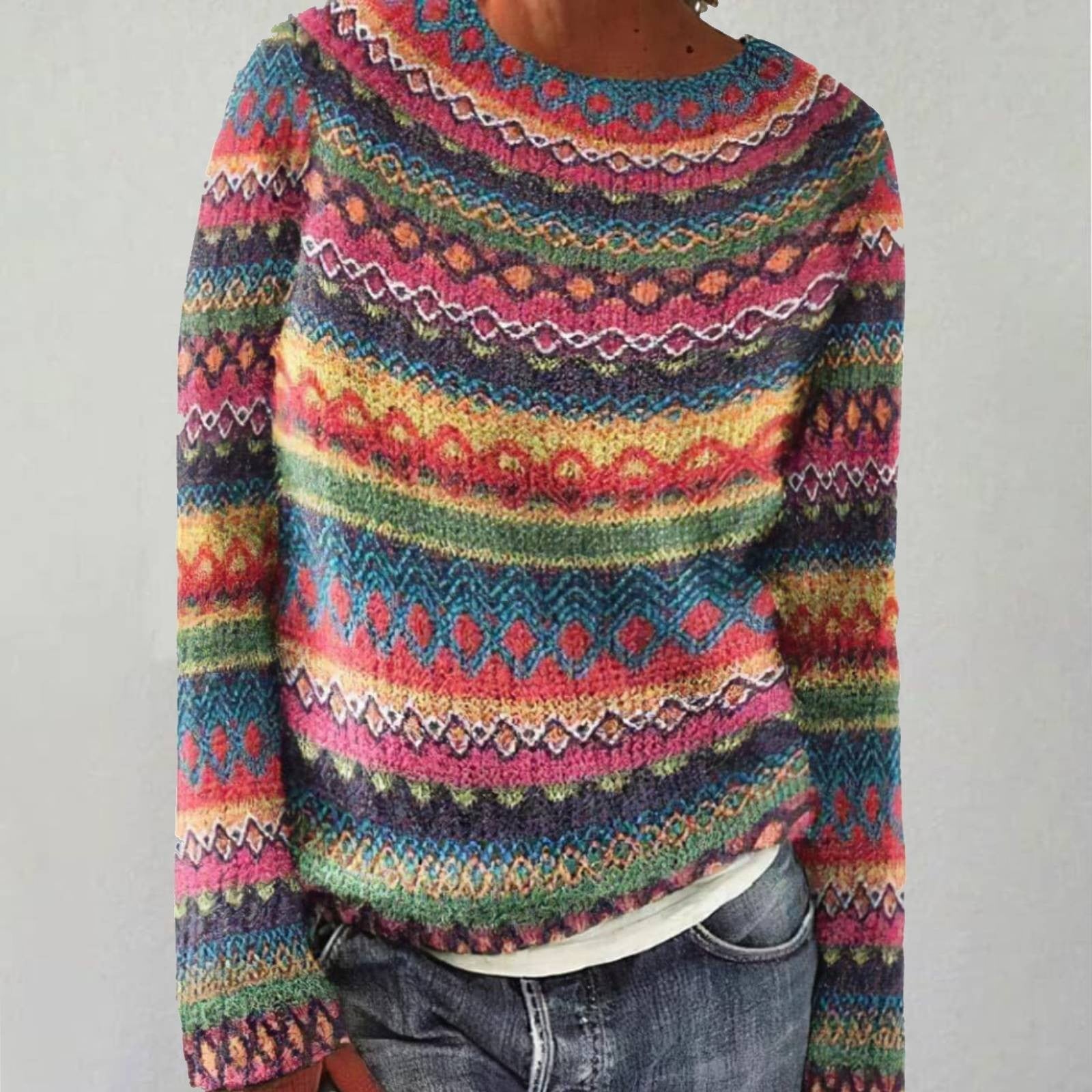 Emma™ | Comfortable Retro Sweater