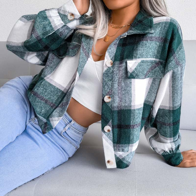 Lauren™ | Elegant and Comfortable Checkered Jacket