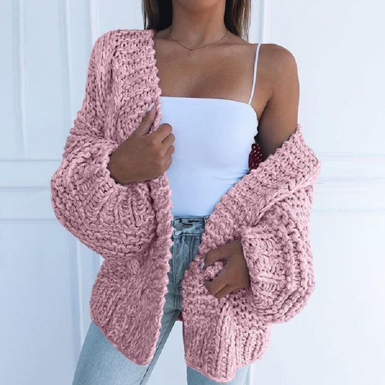 Honorine™ | Chunky Knit Open-Front Cardigan
