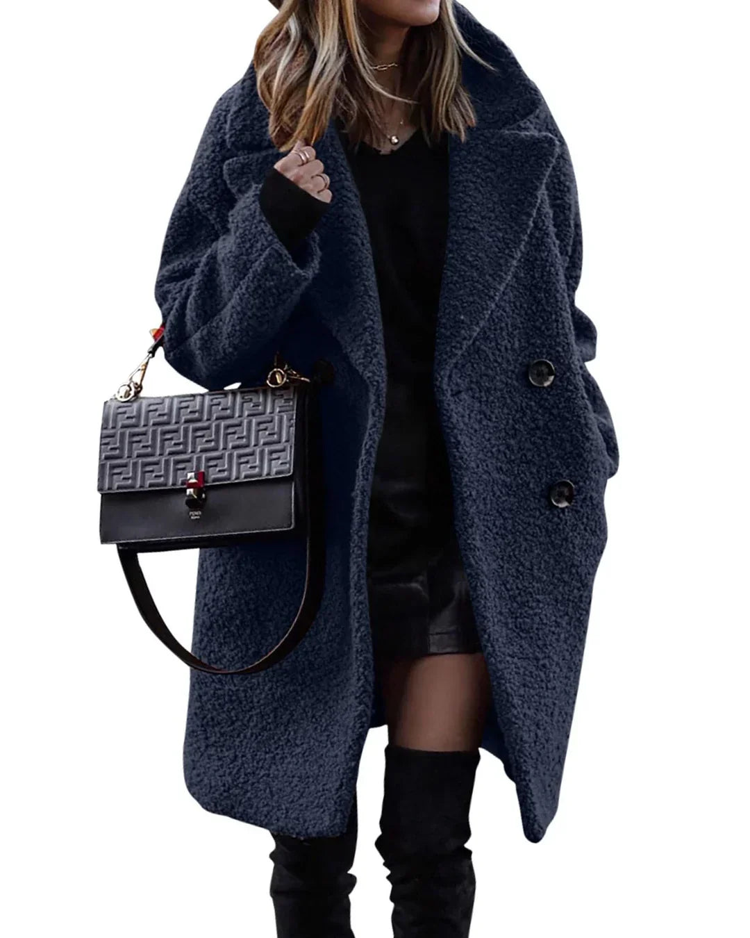 Susan™ | Long Plush Coat
