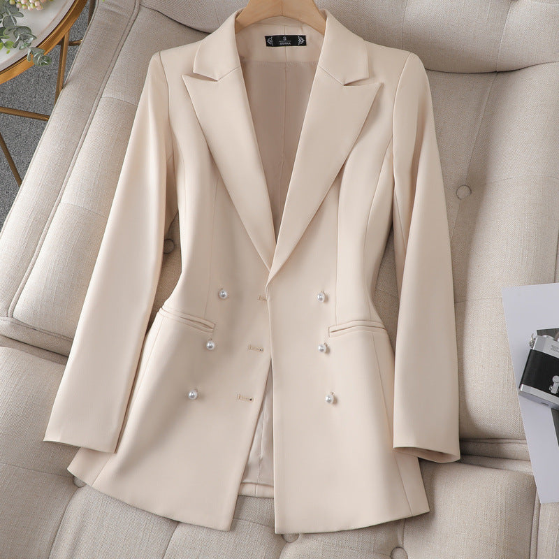 Ghita™ | Elegant Pearl Blazer