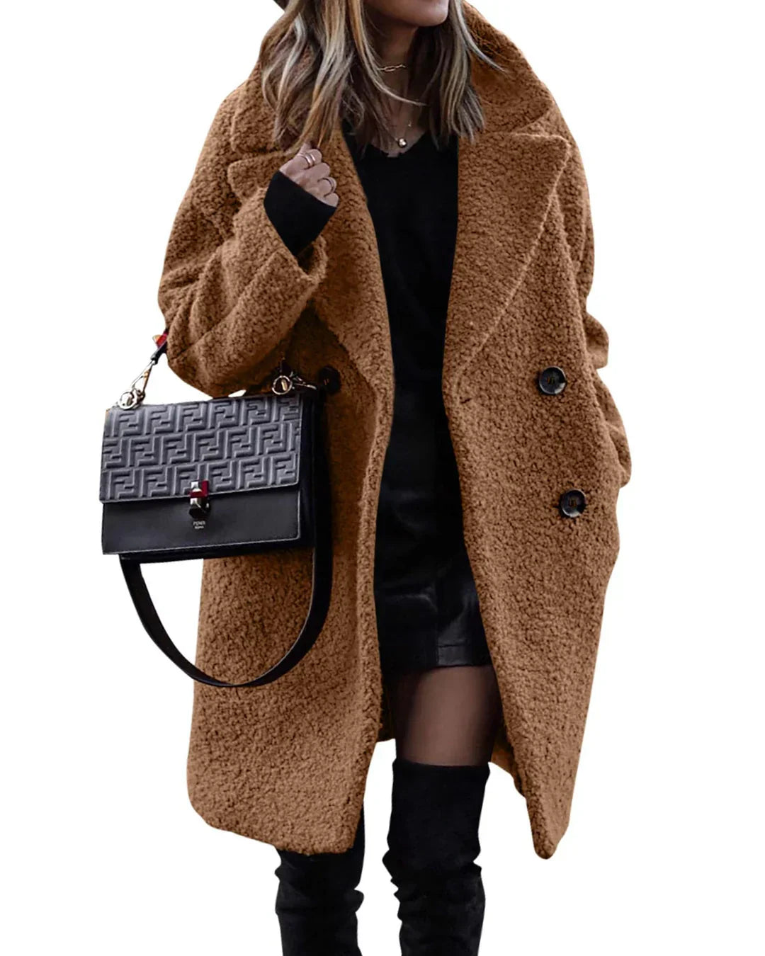 Susan™ | Long Plush Coat