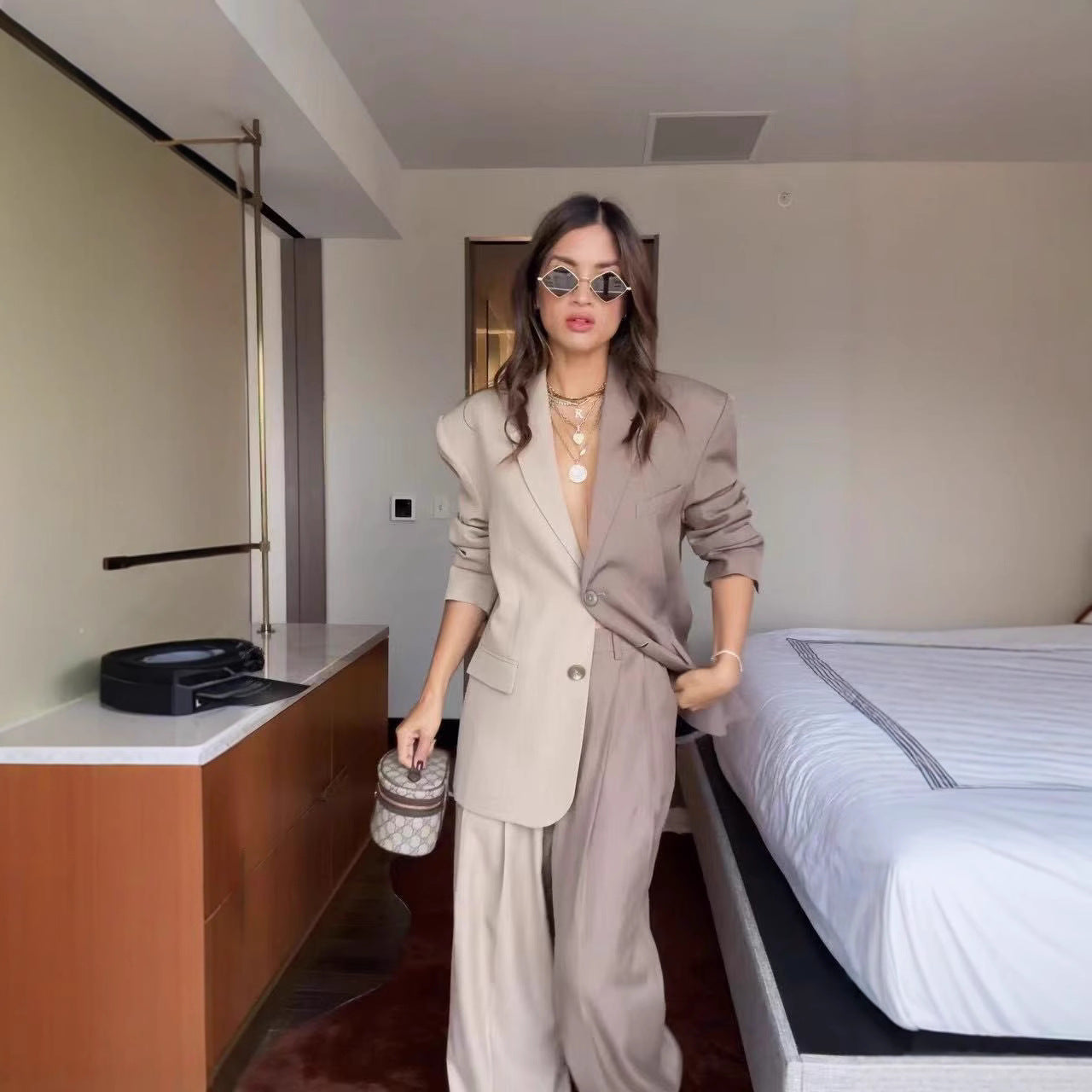 Francesca™ | Elegant Two-Tone Casual Set