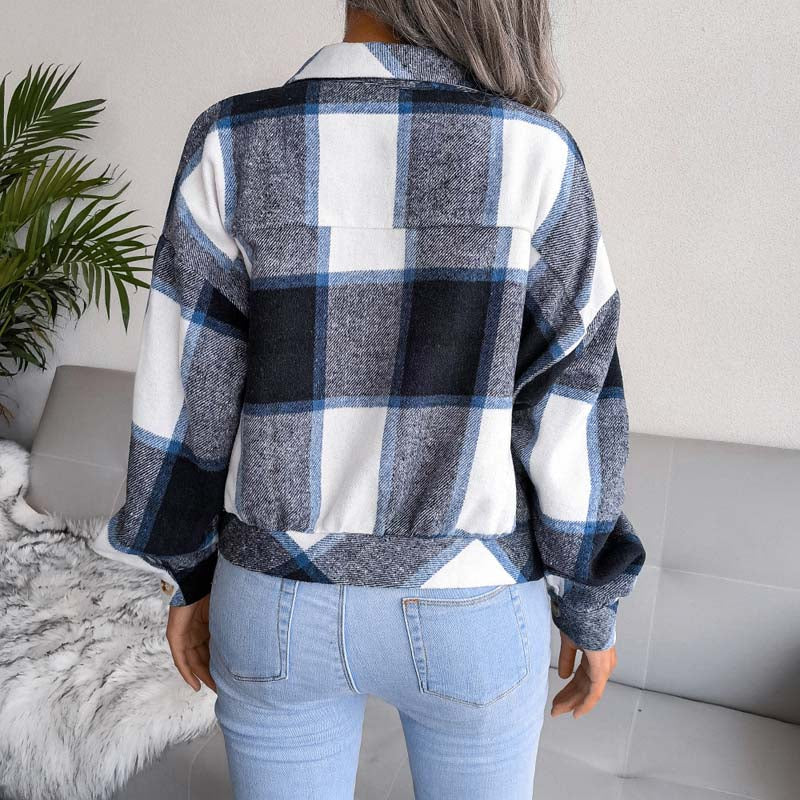 Lauren™ | Elegant and Comfortable Checkered Jacket