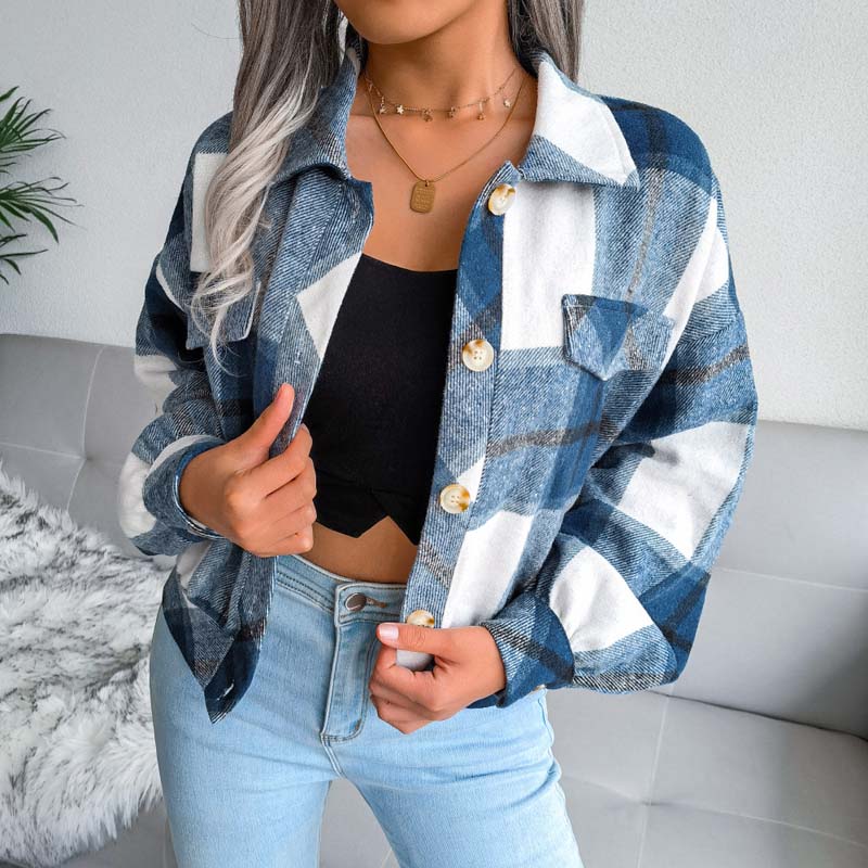 Lauren™ | Elegant and Comfortable Checkered Jacket