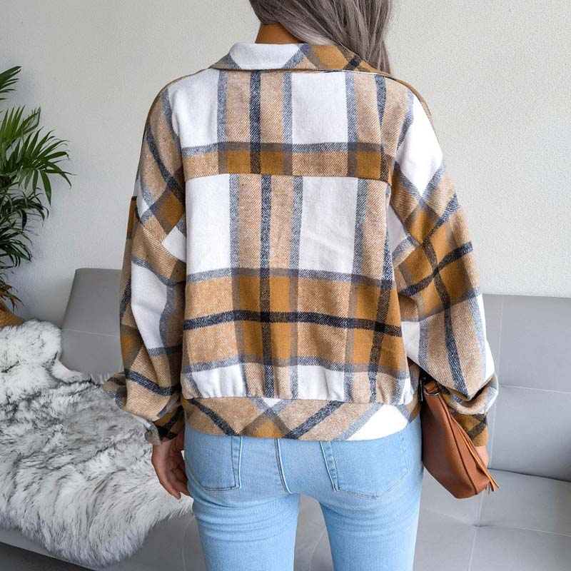Lauren™ | Elegant and Comfortable Checkered Jacket