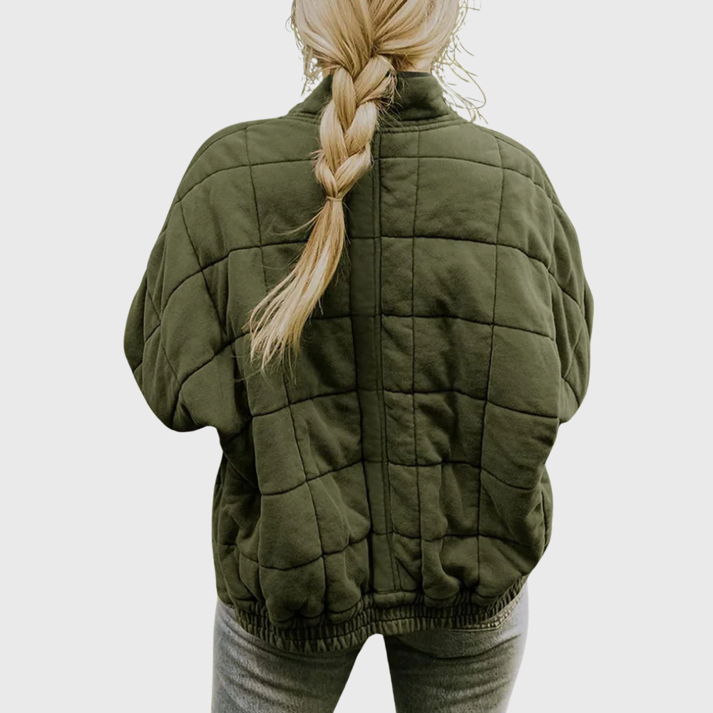 Camille™ | Quilted Bomber Jacket