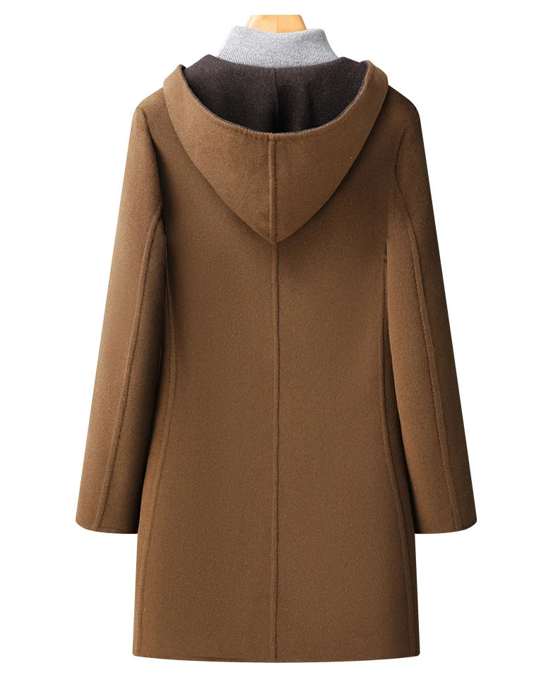 Patricia™ | Hooded Wool Coat