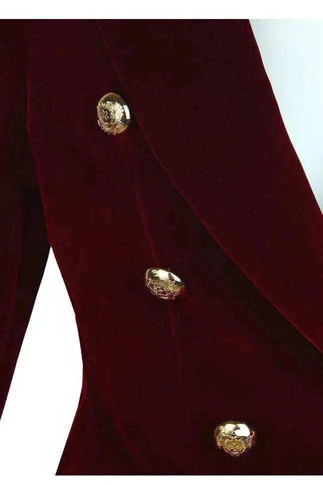 Nola™ | Elegant Velvet Blazer