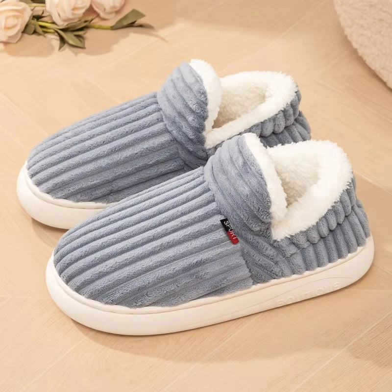 Etta™ | Corduroy High-Top Fleece Slippers