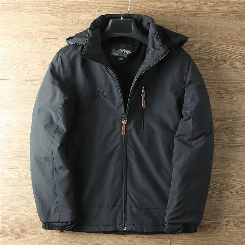 Paul™ | Waterproof Fleece-Lined Outdoor Hooded Jacket
