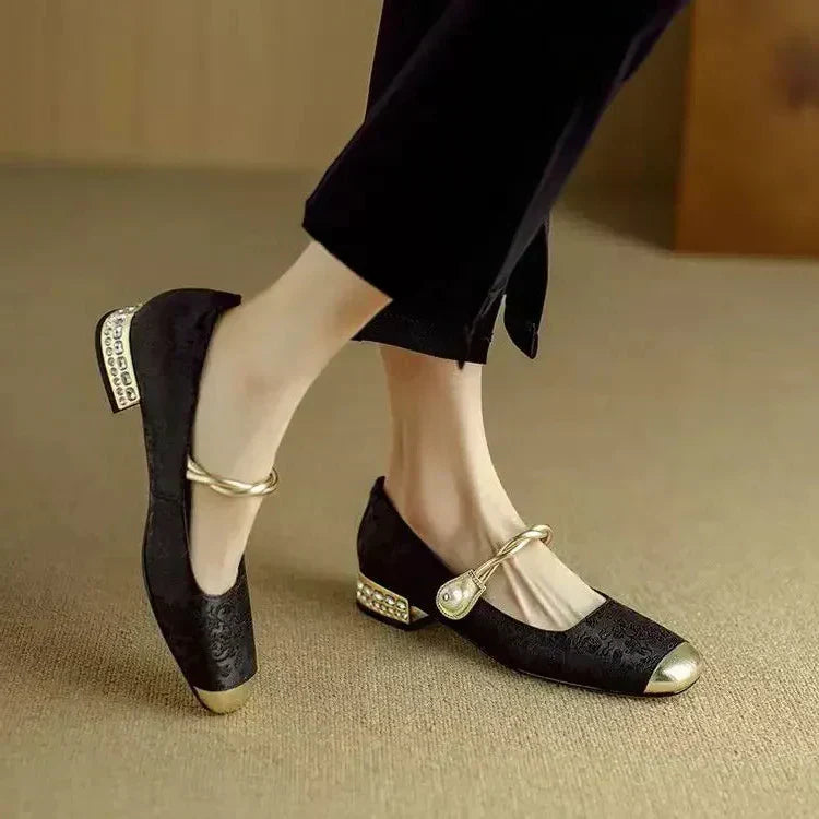 Mestelle™ | Elegant Leather Mary Janes