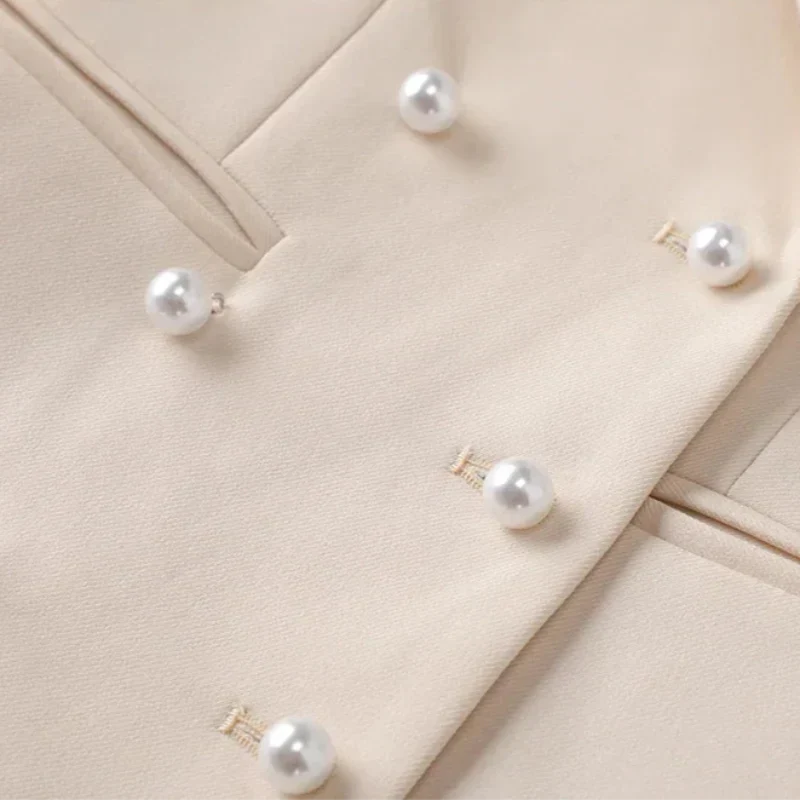 Ghita™ | Elegant Pearl Blazer