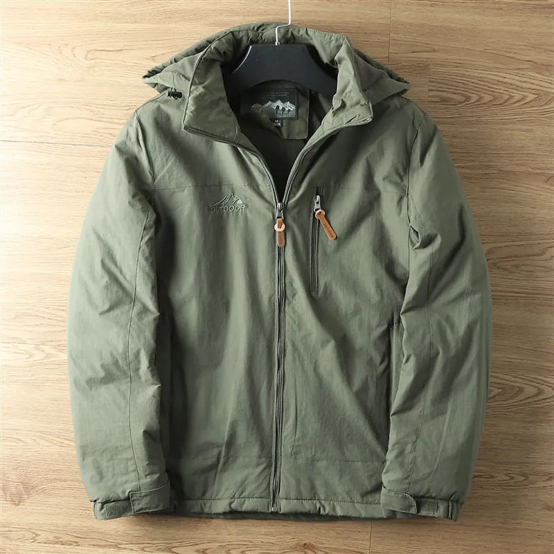 Paul™ | Waterproof Fleece-Lined Outdoor Hooded Jacket