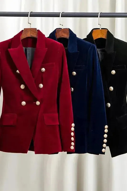 Nola™ | Elegant Velvet Blazer