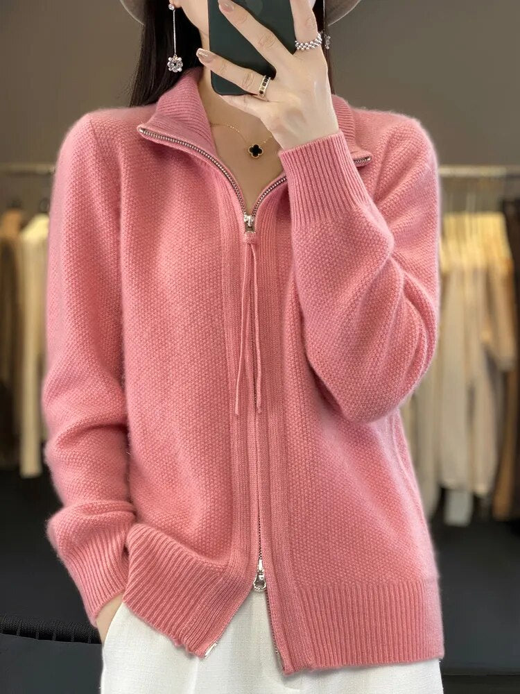 Lola™ | Elegant Zip Cardigan
