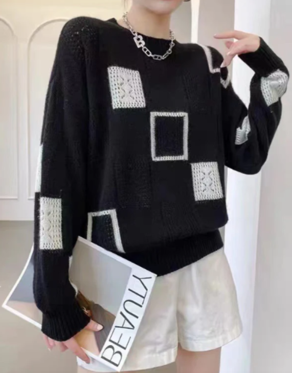 Zarela™ | Elegant and Comfortable Patchwork Sweater