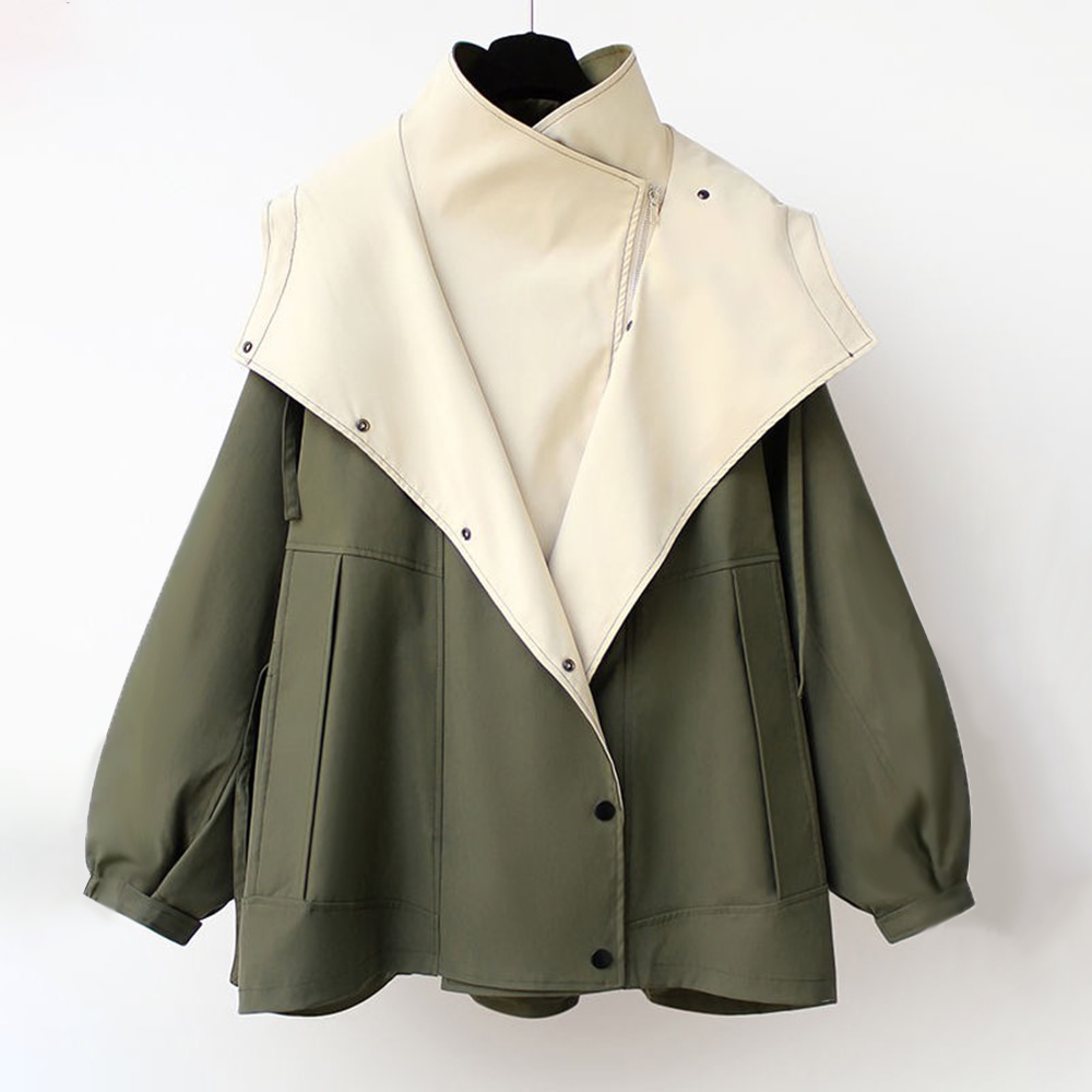 Scarlett™ | Elegant Cotton Trench Coat