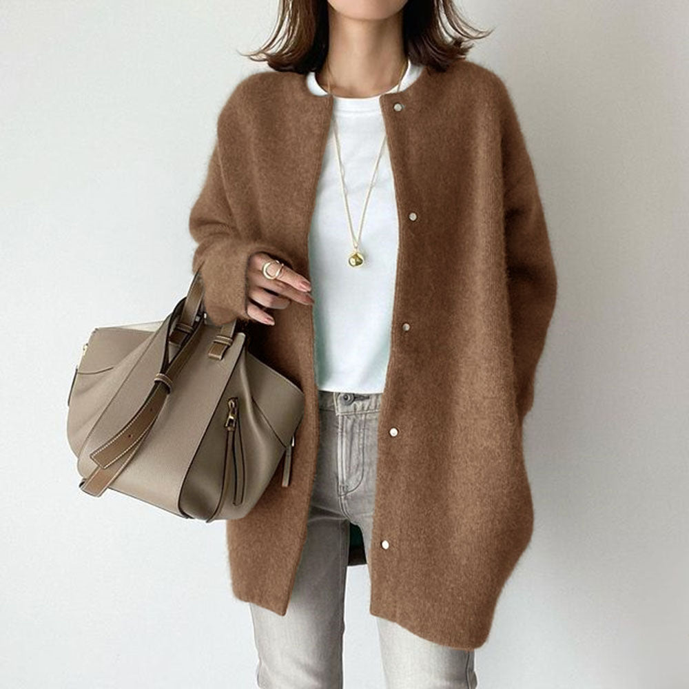 Safia™ | Elegant Wool Cardigan