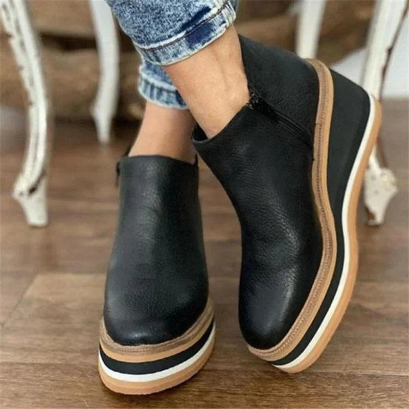 Danise™ | Elegant Platform Ankle Boots