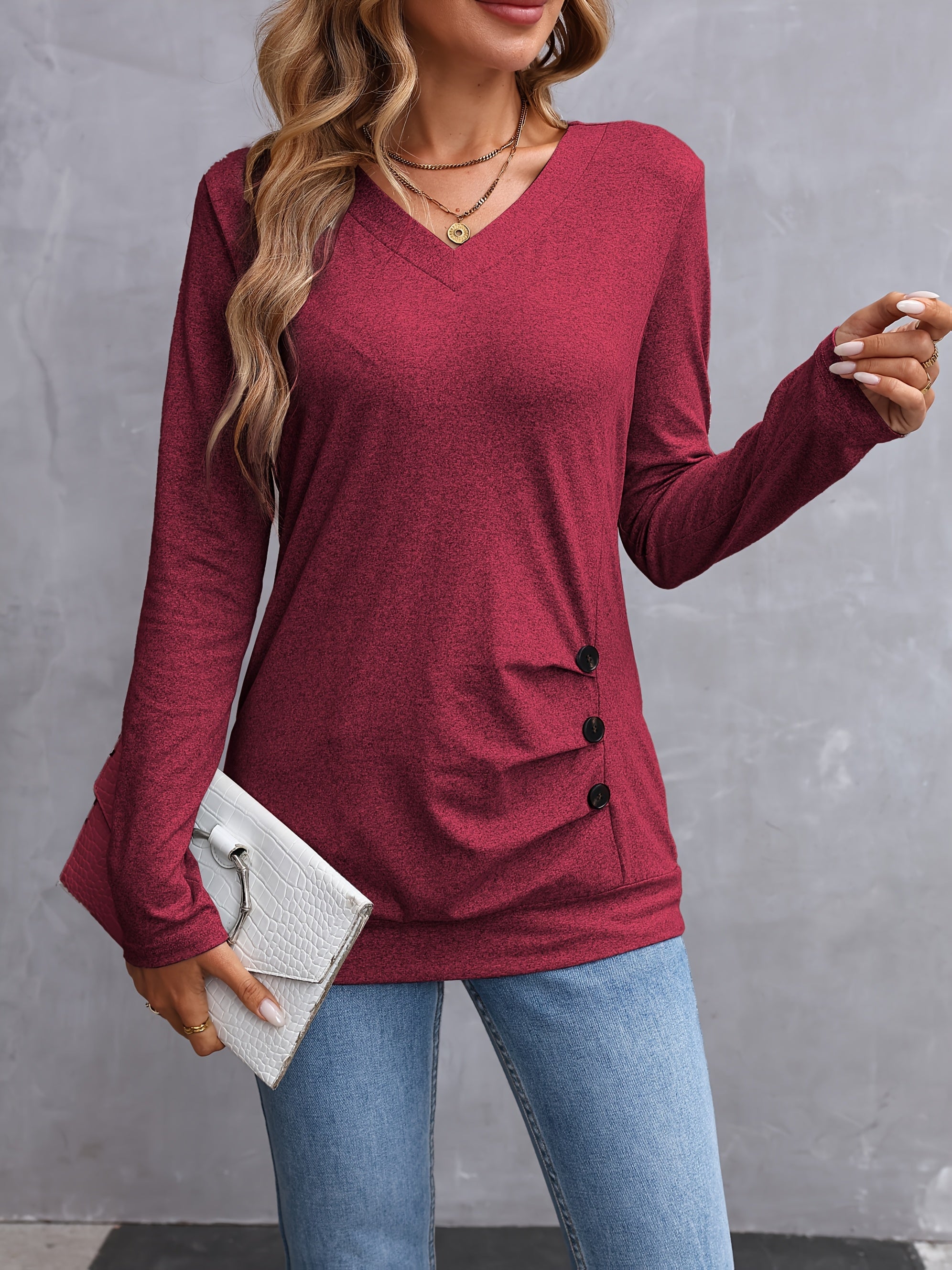 Louisa™ | Elegant Long Sleeve T-shirt