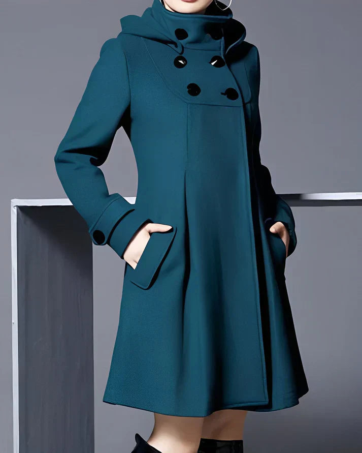 Monty™ | Elegant Wool Hooded Coat