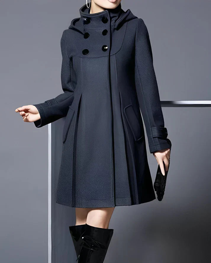 Monty™ | Elegant Wool Hooded Coat
