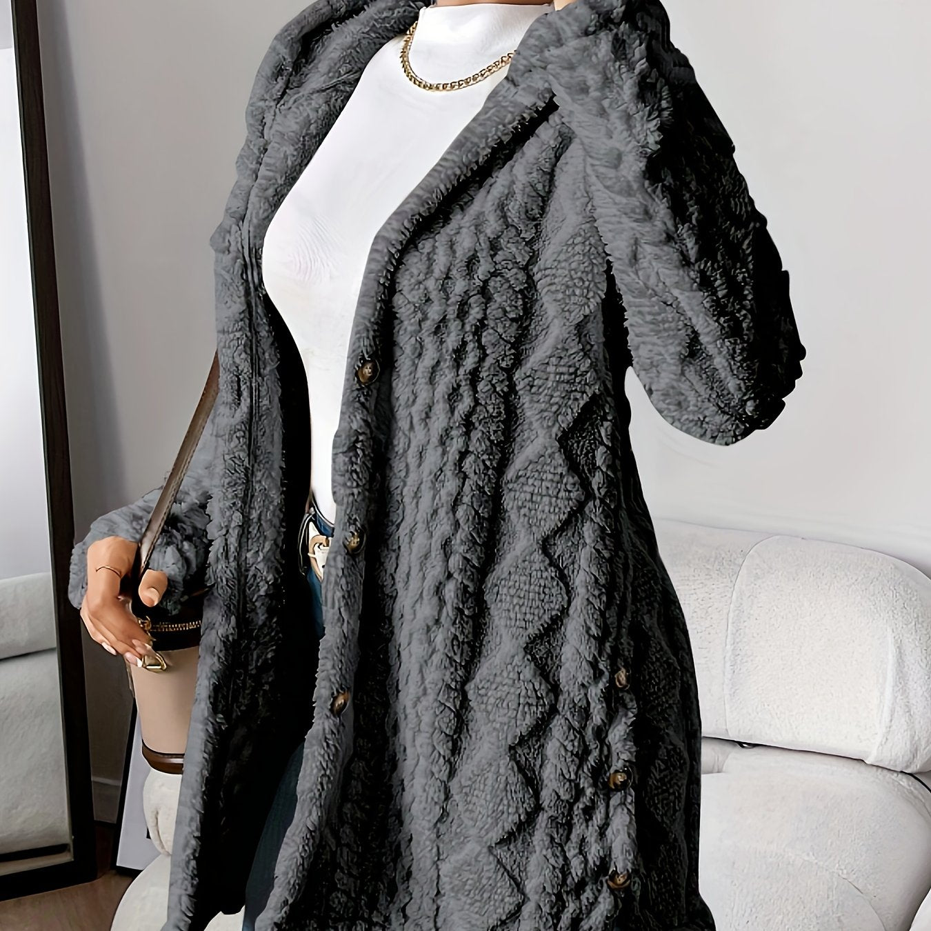 Fleur™ | Double Plush Cardigan, Comfortable Elegance