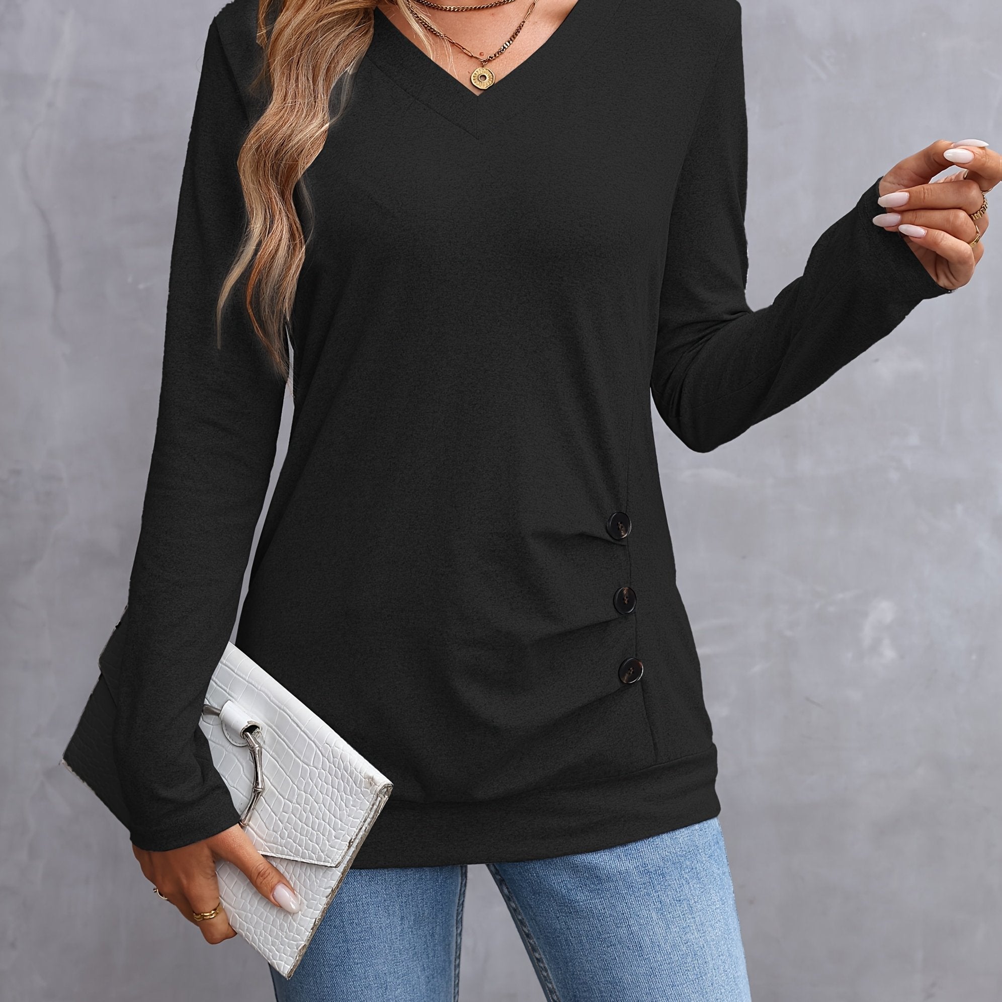 Louisa™ | Elegant Long Sleeve T-shirt